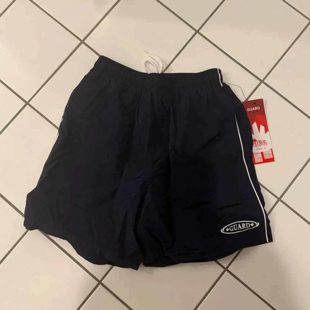 NWT Men's Navy Lifeguard Swim Shorts